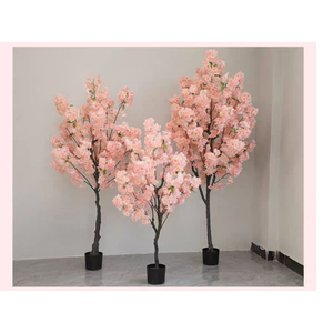 Arbre artificiel japonais en fleurs de <span class=keywords><strong>cerisier</strong></span>, bonsaï rose Sakura en pot pour la décoration de jardin/salon de thé, <span class=keywords><strong>hauteur</strong></span> 1,4m-6m, vente en gros disponible - Product Image 6