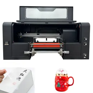 Mesin cetak Transfer Film A B kristal Impresora A3 Uv Desktop murah semua dalam satu 30Cm stiker Uv Laminator Printer Dtf
