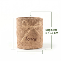 Kit de démarrage pour la culture de bonsaïs d'intérieur, sacs de plantation en jute écologique, graines de fleurs, disques de terre, outils de jardinage, kit cadeau pour la maison et le jardin