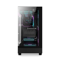 Nuevo Diseño de Cajas y Torres para Computadora ATX, Gabinete de Escritorio para PC, Metal, USB 3.0, Compatible con ATX/MATX, Torre Media, Caja para PC Gaming