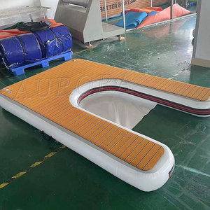 Plataforma <span class=keywords><strong>de</strong></span> muelle flotante inflable <span class=keywords><strong>para</strong></span> exteriores, muelle flotante <span class=keywords><strong>para</strong></span> deportes acuáticos <span class=keywords><strong>para</strong></span> Lago, equipo <span class=keywords><strong>de</strong></span> juego acuático, Isla Flotante inflable - Product Image 4