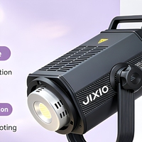 Éclairage professionnel à sortie continue 200W, lumière de studio LED bicolore 2700~6500K, 12 effets lumineux, système de refroidissement silencieux par ventilateur