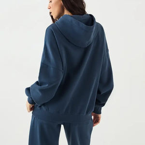 Ensemble deux pièces décontracté pour femme, imprimé, avec sweat à capuche et pantalon de survêtement à manches longues, idéal pour l'automne et l'hiver - Product Image 2