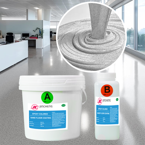 Easy to Construct Self-Leveling Interior Paint Colored Sand Liquid Concrete <strong>Floor</strong> Marble Effect <strong>Epoxy</strong> <strong>Floor</strong> <strong>Coating</strong> - Product Image 1