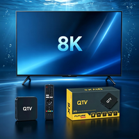Android 12 STB Ott IPTV TV Box 2GB RAM 16GB ROM BT Dual-WiFi Quad-core 4K 60fps Portal Media Player Garansi 12 Bulan Colokan UK