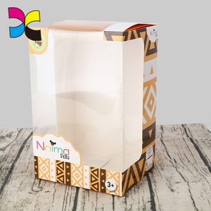 Packaging Gift Box Custom Packaging Boxes For Toy Gift Packing With Clear Plastic Window