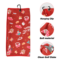 Toallas de Golf al Por Mayor a Precio de Fábrica con Logotipo Personalizado, Accesorios de Golf para Hombres y Mujeres, Toalla de Golf OEM