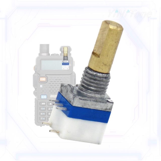 for Baofeng UV5R Kenwood TK3107 High Internal Control Parts Two-Way for Radio Walkie Talkie Power Knob Volume Switch