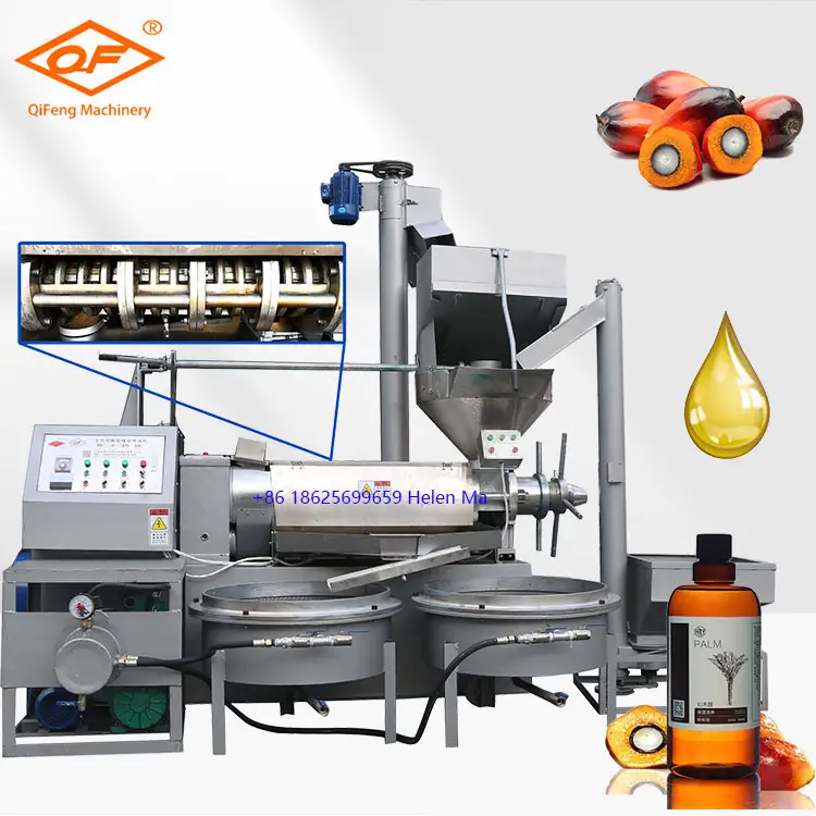 Commercial screw oil press machine high efficiency automatic 6yl-200 oil press machine oil mill for sale