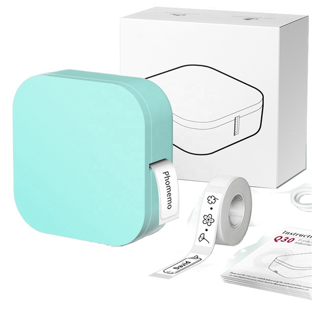 Portable Q30 Mini Pocket Thermal Label Printer with for for IOS/Android in Stock-203DPI Resolution