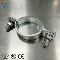 Collier de serrage pour tuyau standard UTTERLY UTT60 certifié FM UL CE pour l'installation de systèmes d'incendie, collier de serrage pour tuyau standard
