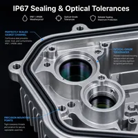 Boîtier en aluminium CNC de précision pour ADAS et LiDAR |   Boîtiers de blindage EMI automobiles selon plans