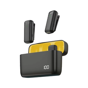 <b>Portable</b> Rechargeable Noise Cancelling Lavalier Wireless <b>Microphone</b> for Teaching Audio/Video Recording Wired Communication - Product Image 5