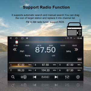 Universal 10.1'' Multimedia 1din <strong>Wifi</strong> Car <strong>Mp5</strong> <strong>Player</strong> Car Stereo Radio <strong>Android</strong> 10 Gps Navi Car Screen Carplay - Product Image 5