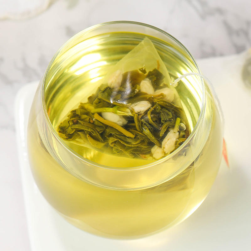 Natural Jasmine Green Tea Bags, Fresh Florant Green Tea for Daily ...