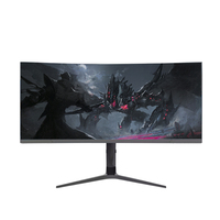 Monitor curvo para juegos Ultrawide de 34 pulgadas R1500, panel VA de 3440x1440, 165Hz, 1ms, HDR, 100% SRGB, retroiluminación LED RGB