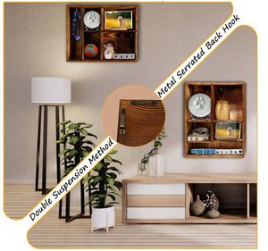 ペットメモリアルシャドーボックス犬用猫用棚付きカスタム無垢材ペットフレーム壷灰ディスプレイケース - Product Image 4