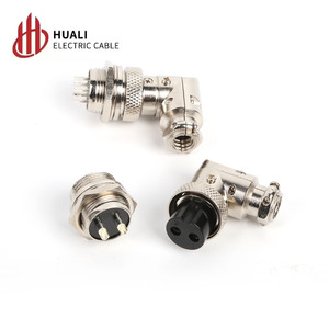 Aviation 16M Socket DF16 GX16-3 Right Angle Elbow D 90 Derajat <span class=keywords><strong>Adaptor</strong></span> Otomotif Perak - Product Image 6