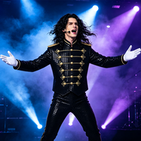 Tenues de chanteur pop des années 80, costumes de scène, icônes musicales, cosplay pour adultes, Halloween, carnaval, performance sur scène