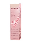 Sérum Roll-on pour les Yeux au Rétinol avec Hydratant Anti-Rides Naturel pour Éclaircir, Blanchir, Lisser et Raffermir