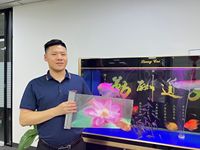 90% film transparent 3D mur transparent écran LED publicité extérieure écran Led Transparent pour les magasins de détail