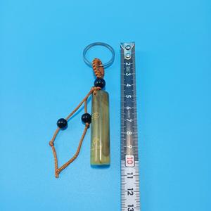 Porte-clés pendentif zodiacal cylindrique imitation corne de taureau, ornement de clé, accessoire zodiacal, vente en gros à 1 et 2 yuans - Product Image 5