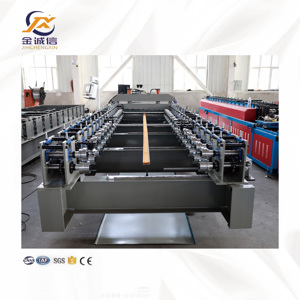 <strong>Used</strong> JCX PPGI Steel Bottom Plate Roll Forming Machine Roof Wall Tiles PLC Control System Pump 1200mm Building Construction - Product Image 2