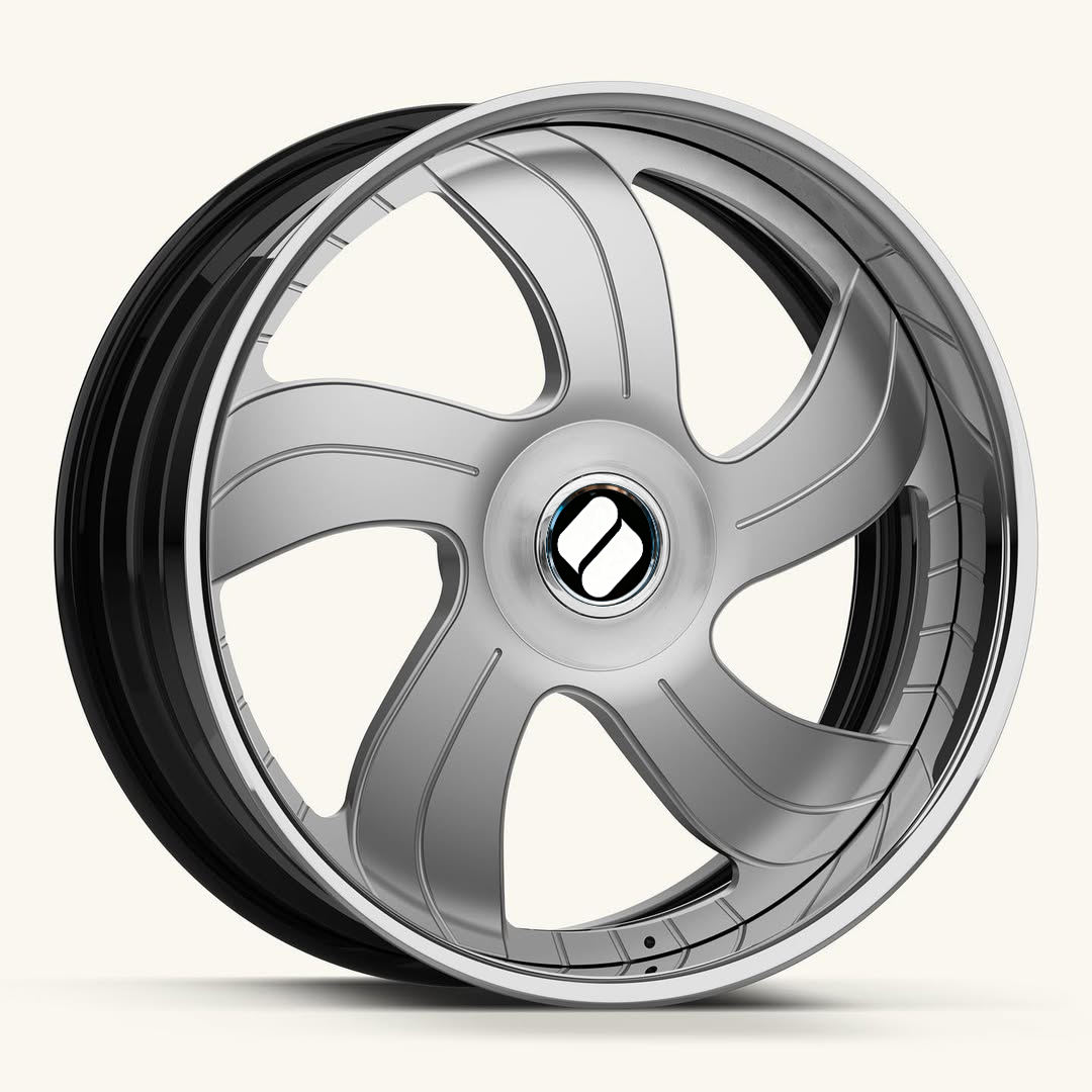 6x135 brushed 22x10 wheels