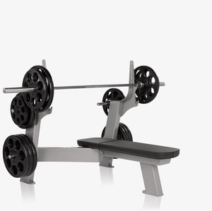 Banc plat d'entraînement musculaire pour la musculation, équipement <span class=keywords><strong>de</strong></span> gymnastique - Product Image 1
