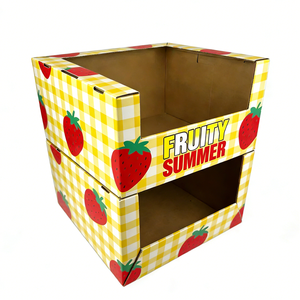 Boîte de présentation en carton ondulé PDQ avec logo imprimé en CMJN, design personnalisé, pour les produits cosmétiques et les soins de la peau en magasin de détail - Product Image 6