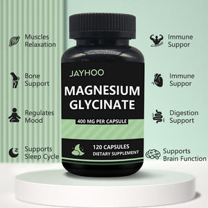 Cápsulas de Suplemento Dietético de Glicinato de Magnesio Quelado para Adultos OEM, 400 mg, para Mejorar la Densidad Ósea y Apoyar la Memoria - Product Image 6