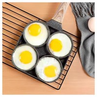 Wajan Penggorengan Anti Lengket Set Peralatan Masak Panci Dapur Wajan Penggorengan 4 Lubang Batu Medis