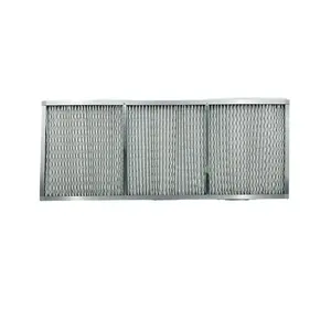 Factory supply Air Conditioning System G3 G4 Primary Efficiency Plate Type Pleated Folding Filter with Aluminum Frame