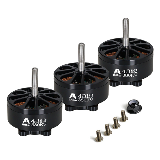 FlashHobby Arthur A4312 380KV Brushless Motor High Efficiency Outrunner for VTOL Fixed Wing UAV Drone