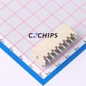 HCZZ0590-8 Wire-to-Board Pin Header SMD,P=3.96mm,Horizontal Mount Connector 1x8P 3.96mm Horizontal Mount VH - Product Image 2