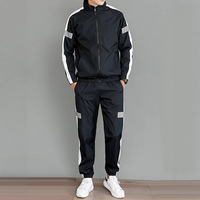 Survêtement à logo personnalisé pour homme avec bande réfléchissante, pull décontracté printemps-automne, vêtements de sport pour étudiants