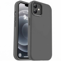 VAWI S002 Coque en silicone souple antichoc et antidérapante pour iPhone X 11 12 13 14 15 16 17 Pro Max – Vente chaude