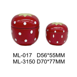 Hộp Thiếc Nến Hình Dâu Tây Tùy Chỉnh Hộp Kẹo Tròn Lọ Đóng Gói Dễ Thương - Product Image 6