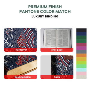 Bible chrétienne grand format de qualité supérieure avec onglets, couverture estampée or, impression de <span class=keywords><strong>livre</strong></span>, papier bible 28-30 g/m² - Product Image 2