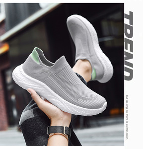 Chaussures de marche et de <span class=keywords><strong>jogging</strong></span> unisexes pour homme et femme, légères, souples, en maille, avec amorti, style chaussettes - Product Image 4