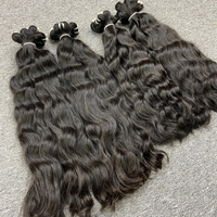 Extensions de cheveux péruviens bruts de grade 15A, ondulation naturelle, non traités, 100 % cheveux humains vierges, ondulation naturelle, super double drawn, en lot