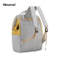Himawari 9001 fabricant personnalisé jaune mélange gris rue travail voyage étanche école ordinateur portable dame sac à dos sac pour femmes filles