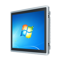 PC tactile industriel robuste TFT IP65 Linux Windows Celeron J1900 J4125 I3 I5 I7 Écran tactile industriel résistif