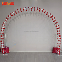 Arche de ballons gonflables automatiques colorées pour décoration de fête, support de ballons pour mariage et événements - Vente en gros SMS