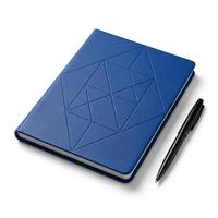 Carnet à couverture rigide en cuir à motif géométrique personnalisé pour la planification de campagnes marketing et les enregistrements des équipes marketing