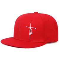 Gorra de Béisbol Unisex Estilo Hip Hop con Bordado de Cruz y Letras, Protección Solar