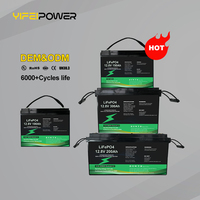 Group12V 24V BMS paket baterai Lithium, 300ah 200AH 150Ah 100AH LiFePO4 RV Trolling Motor Camper sistem surya laut berkemah