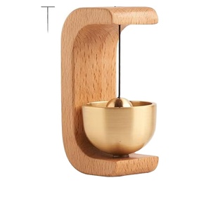 Moderne Japanse Draadloze Deurbel Houten Wind Gong Voor Entree Decoratieve Opknoping Bel Voor <span class=keywords><strong>Home</strong></span> Opening Deur Bel Decoratie - Product Image 1