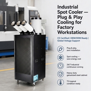 Climatiseur Portable Industriel à Refroidissement Rapide 6,5 kW 22000 <span class=keywords><strong>BTU</strong></span>, Climatiseur Portable <span class=keywords><strong>24000</strong></span> <span class=keywords><strong>BTU</strong></span> 220V, Refroidisseur Industriel de Pointe - Product Image 6