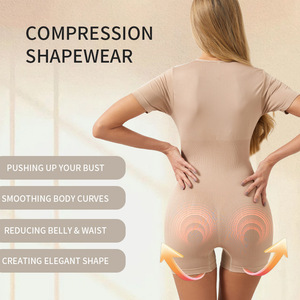 Combinaison sculptante grande taille pour <span class=keywords><strong>femme</strong></span>, style européen et américain, avec <span class=keywords><strong>corset</strong></span>, effet ventre plat, rehaussement des hanches et maintien de la poitrine, en nylon - Product Image 4